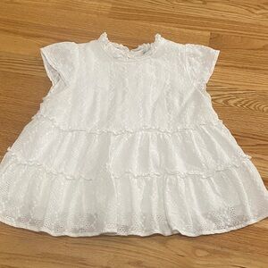 Chic White Ruffled Blouse for Women